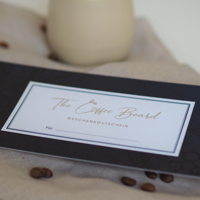 The Coffee Board Gutschein - das ideale Kaffee Geschenk