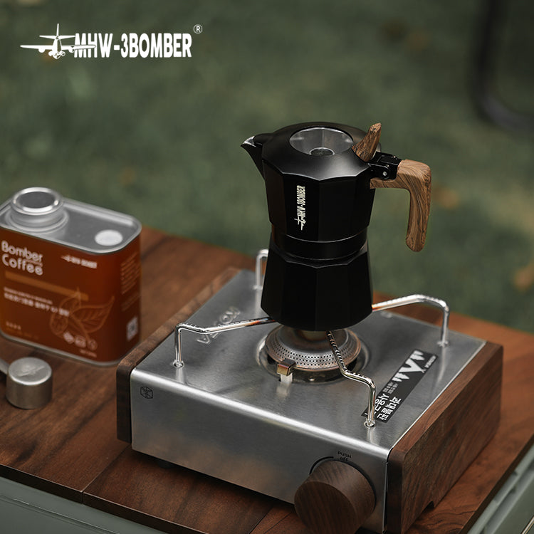 MHW-3BOMBER Double Valve Moka Pot Espressokocher 100 ml